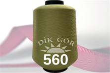 150 Denye 560 Renkli Tekstürize Polyester Overlok İpliği (Muz İplik)