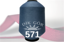 150 Denye 571 Renkli Tekstürize Polyester Overlok İpliği (Muz İplik)