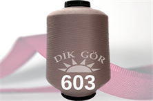 150 Denye 603 Renkli Tekstürize Polyester Overlok İpliği (Muz İplik)