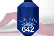 150 Denye 642 Renkli Tekstürize Polyester Overlok İpliği (Muz İplik)