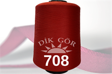 150 Denye 708 Renkli Tekstürize Polyester Overlok İpliği (Muz İplik)