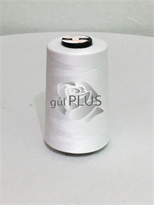 GülPlus 120 Numara Beyaz Renkli Polyester Dikiş İpliği