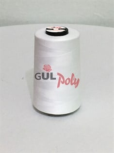 Gülpoly 120 Numara Beyaz Renkli Polyester Dikiş İpliği