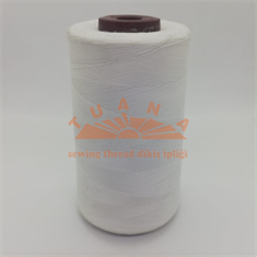 Tuana 120 Numara KASAR Beyaz Polyester Dikiş İpliği