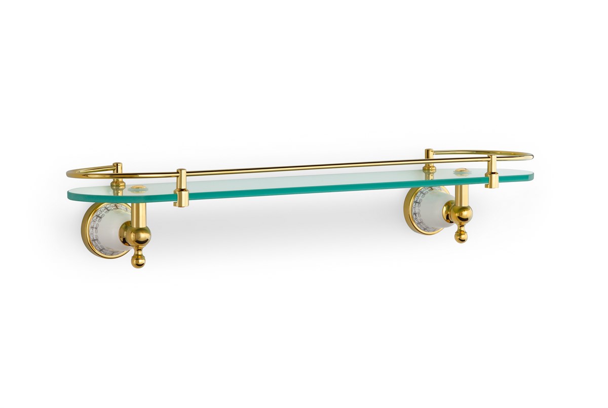 Orka Plus Artemis Aksesuar Cam Etajer Gold