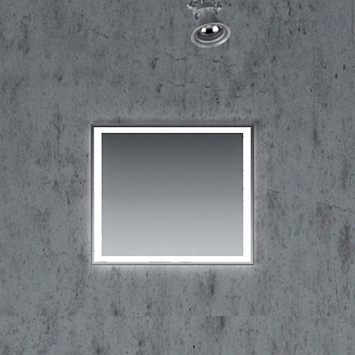 Orka Plus Style 75x65 Cm Parlak Krom Çerçeveli Ayna