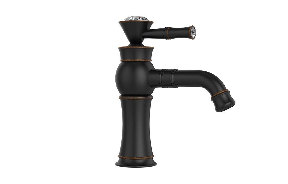 Orka Plus Topkapı Lavabo Armatürü Black Antique