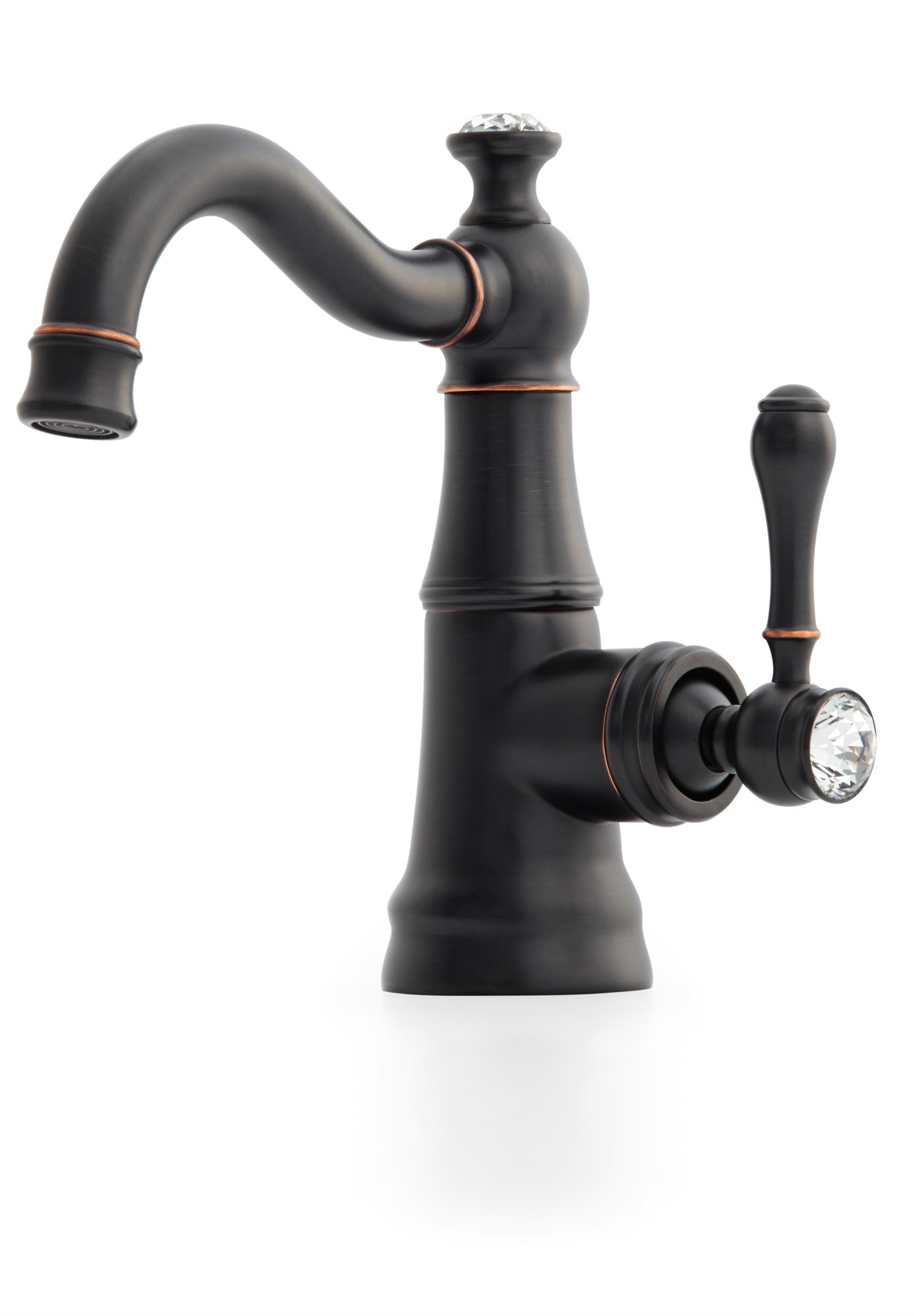 Orka Plus Topkapı Lavabo Armatürü Kuğu Black Antique