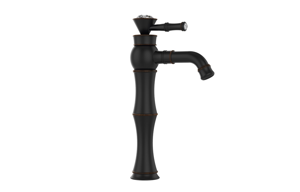Orka Plus Topkapı Yüksek Lavabo Armatürü Black Antique