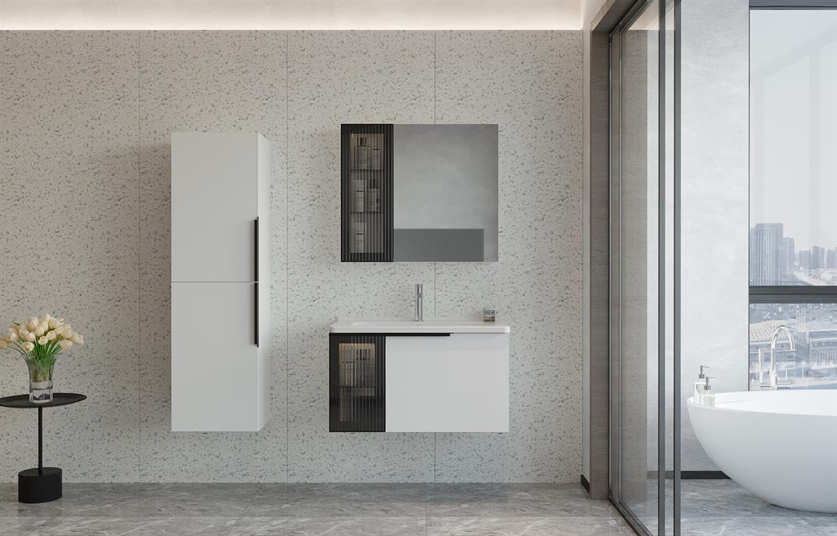 Orka Pure 80 cm Banyo Dolabı