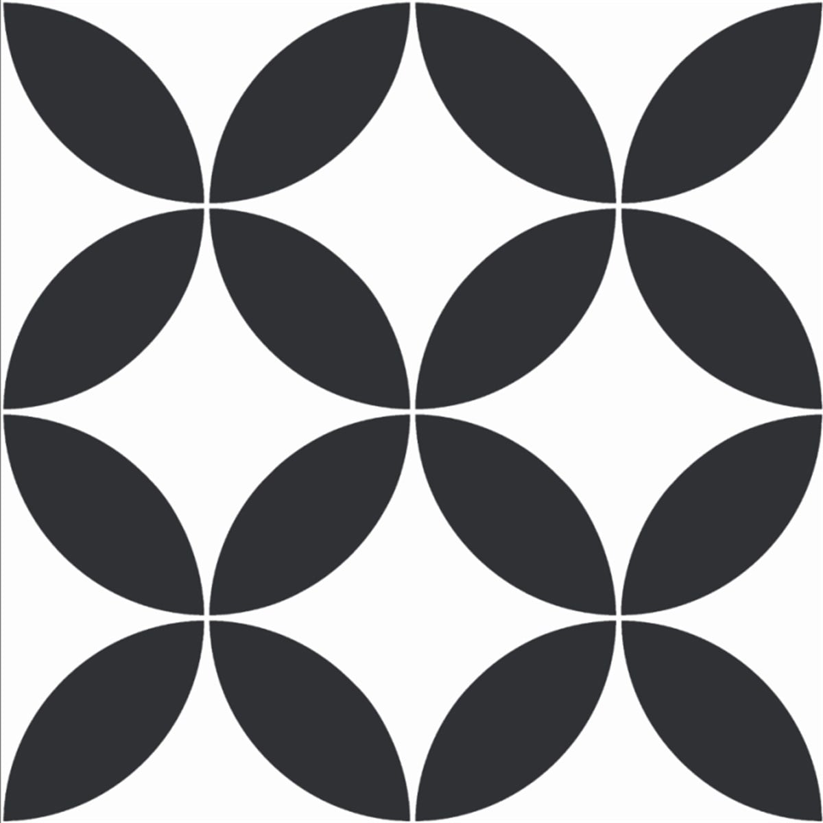 Seramiksan Iris Black 20x20 cm