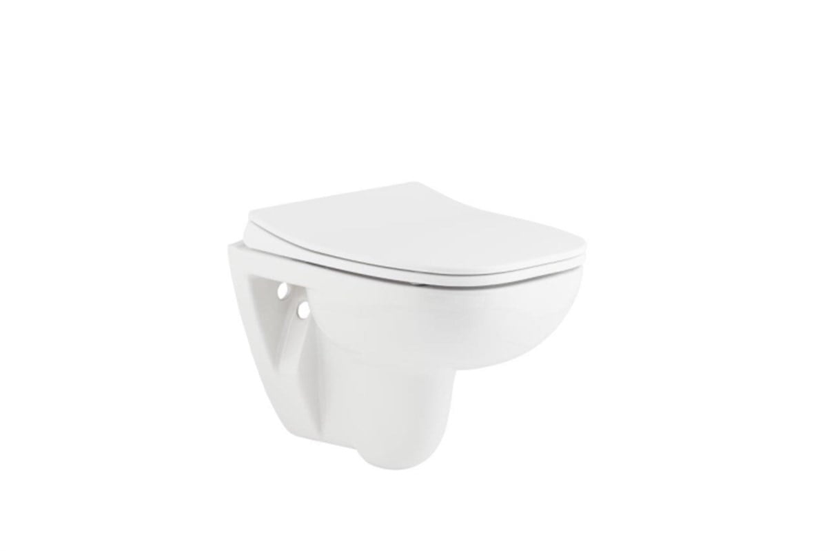 Seramiksan Petit Asma Klozet Seti 48x35,5cm White