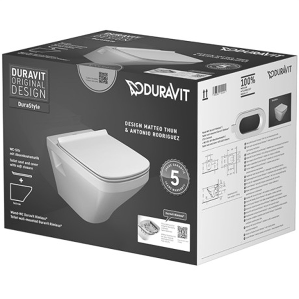Duravit DuraStyle Rimless Asma Klozet Seti