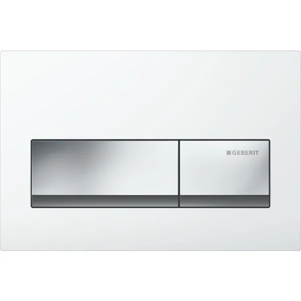 Geberit Alpha50 Kumanda Kapağı Çift Basmalı Beyaz