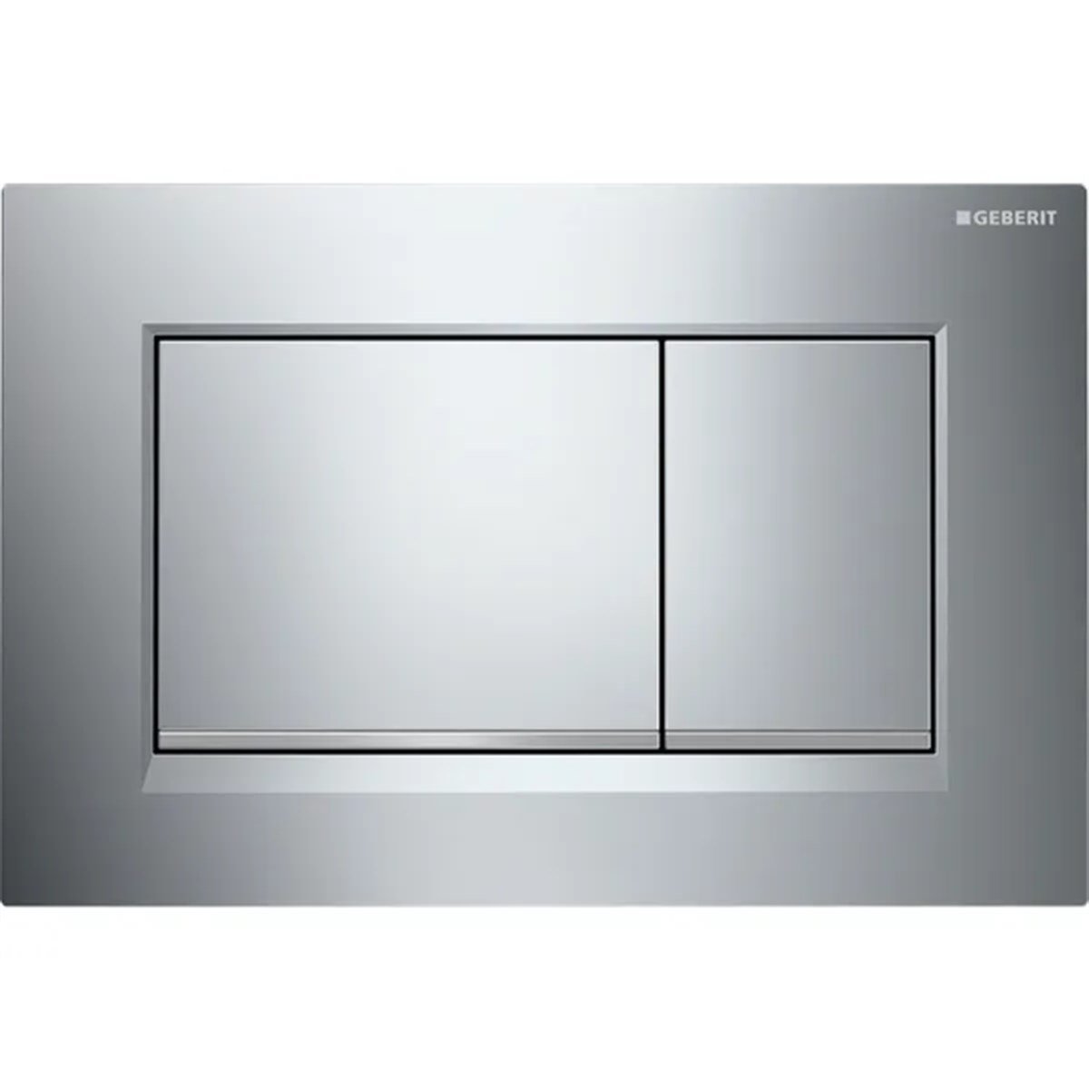 Geberit Sigma30 Kumanda Kapağı, Çift Basmalı, Parlak/Mat/Parlak