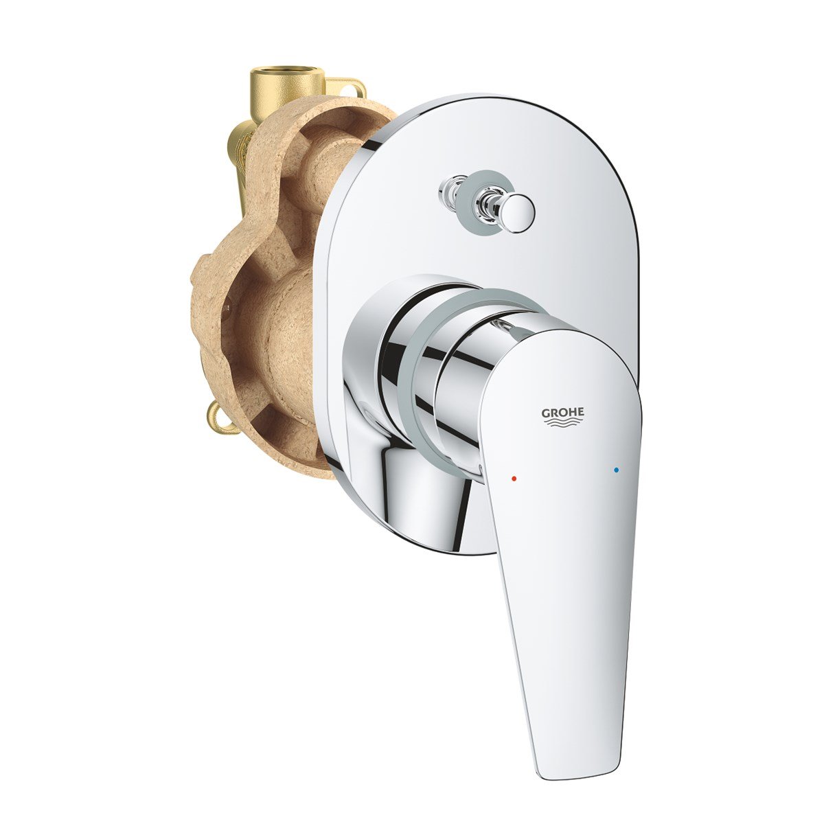 Grohe Bauedge Tek Kumandalı Banyo Bataryası Krom