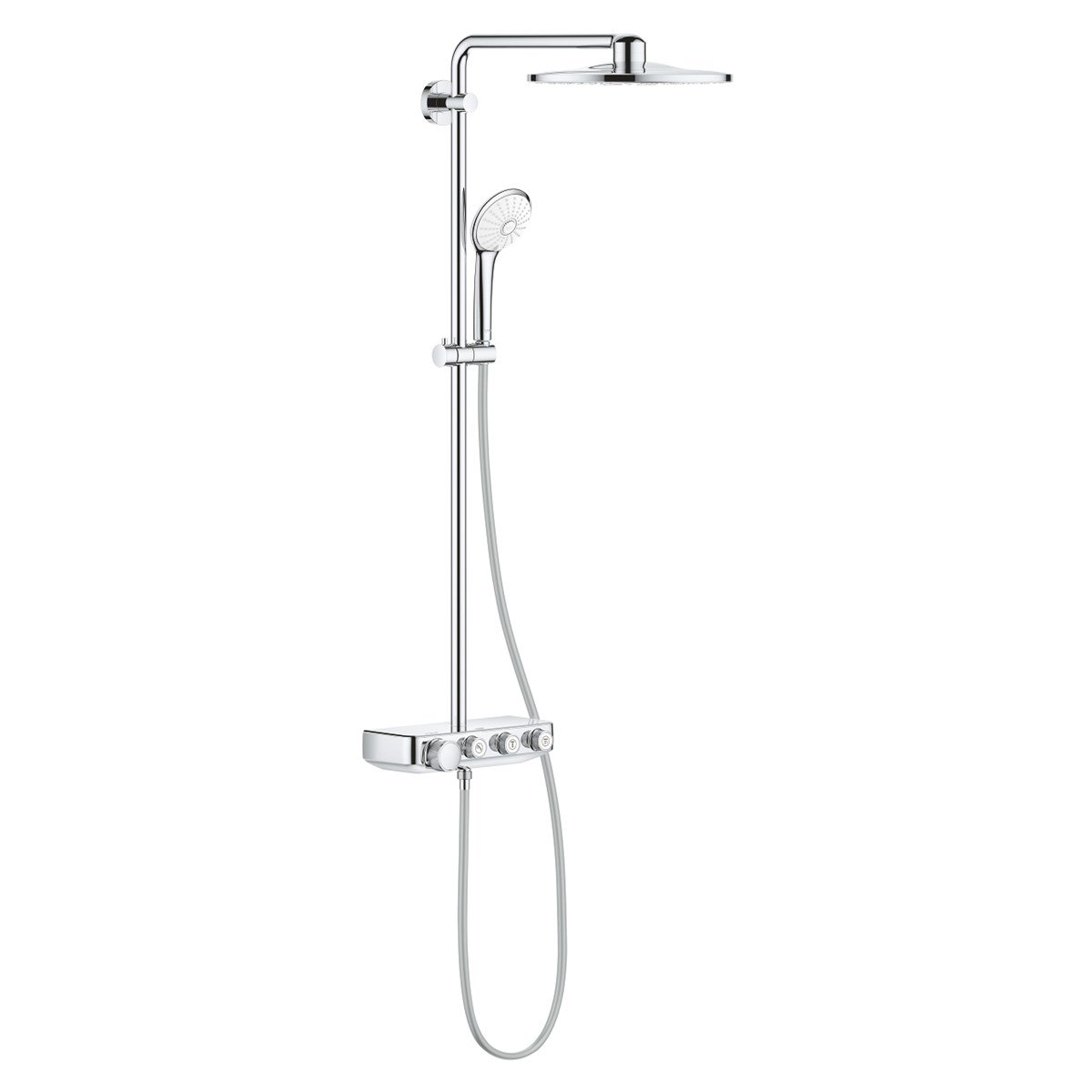 Grohe Euphoria SmartControl 310 Dua Duş Sistemi Duvara Monte Termostatik Bataryalı Duş Sistemi Krom