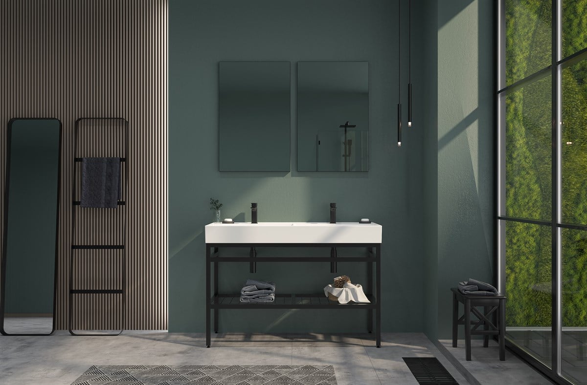 Orka Capetown White 120 cm Banyo Dolabı