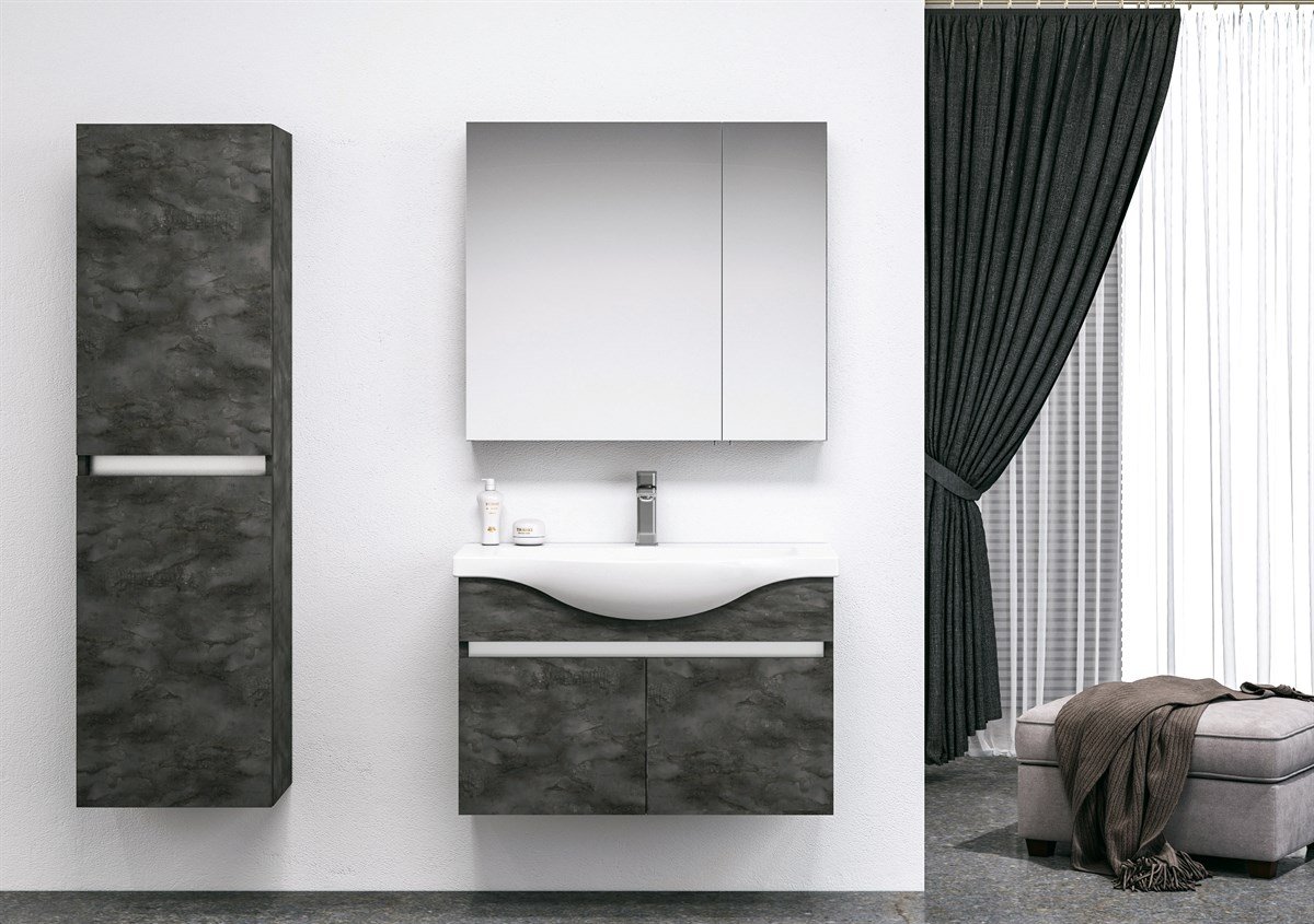 Orka Dinar Irony 80 cm Banyo Dolabı