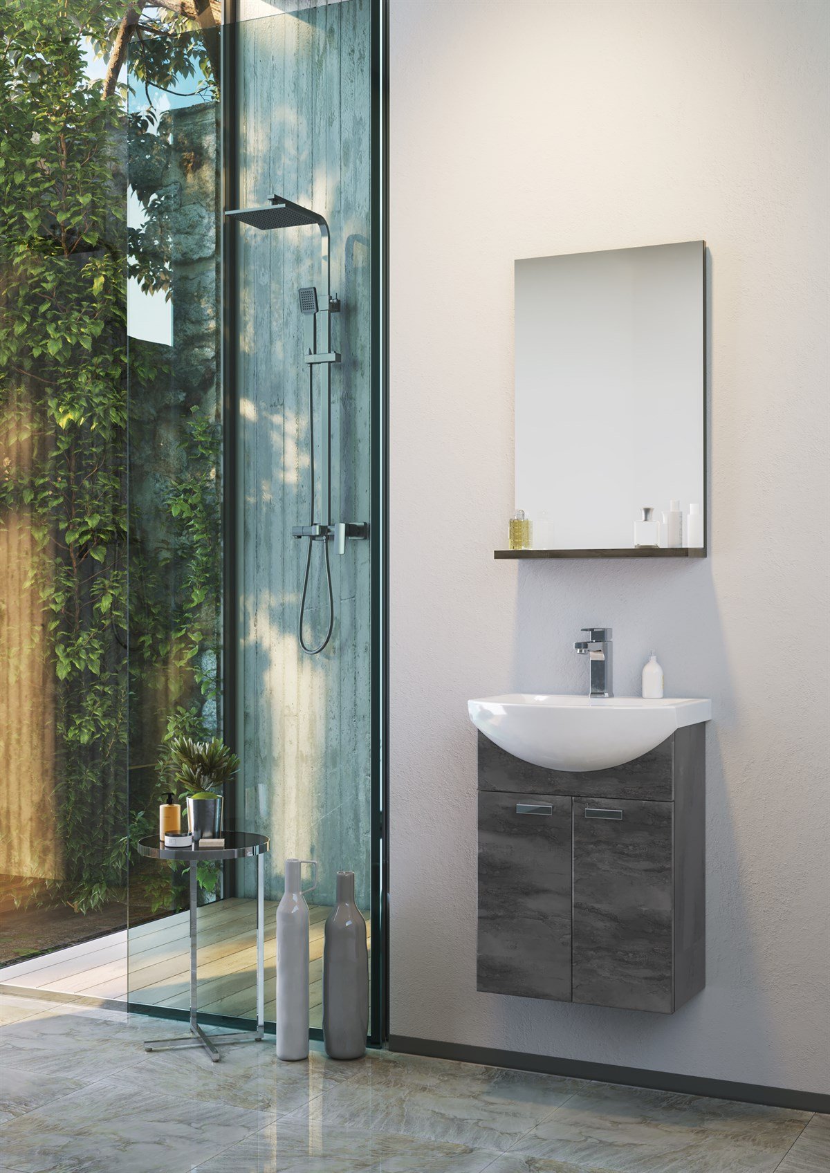 Orka Soma Irony 45 cm Banyo Dolabı