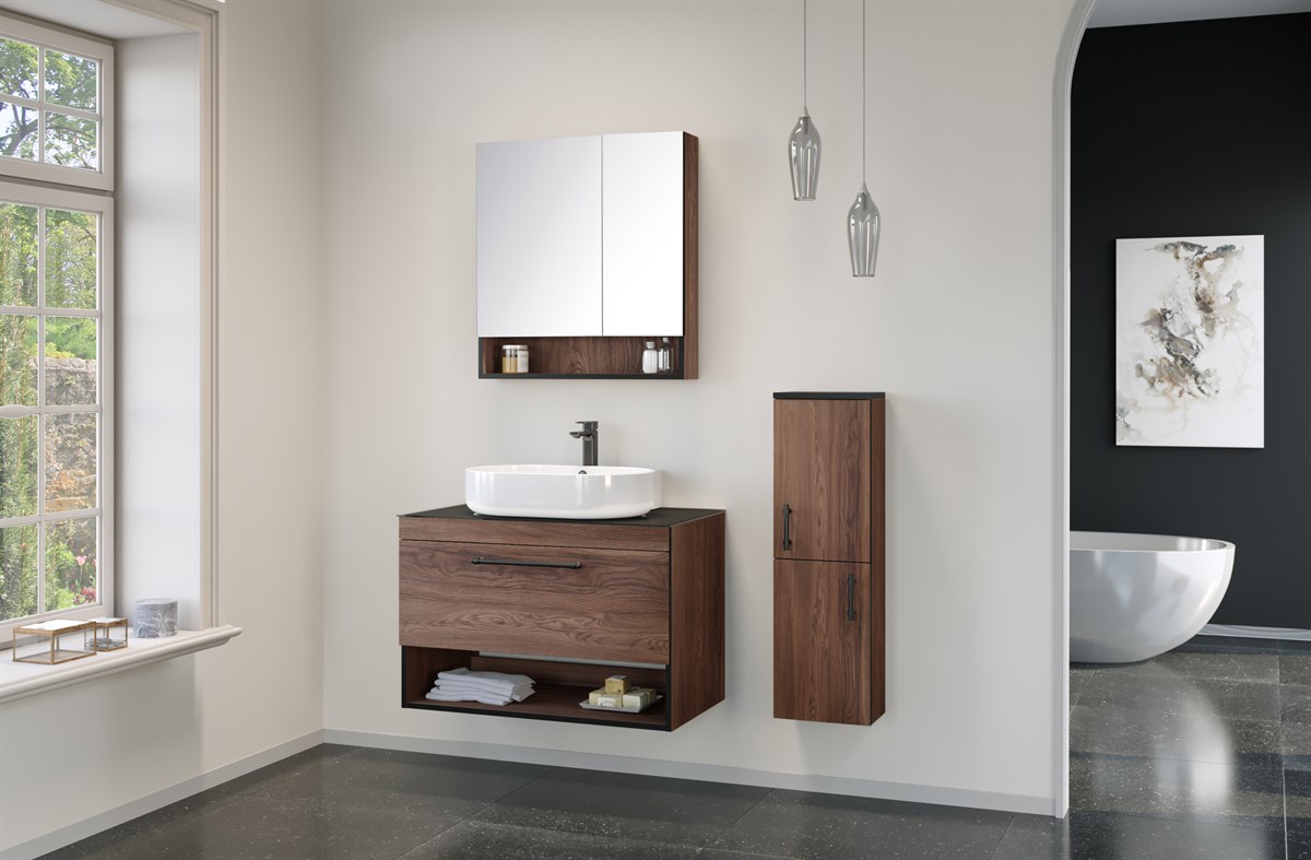 Orka Knidos Navaro 90 cm Banyo Dolabı