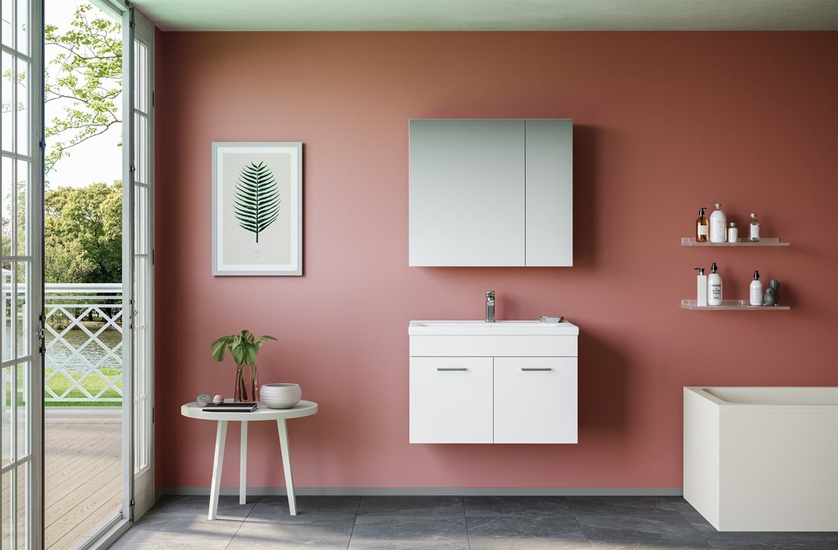 Orka Mars White 80 cm Banyo Dolabı