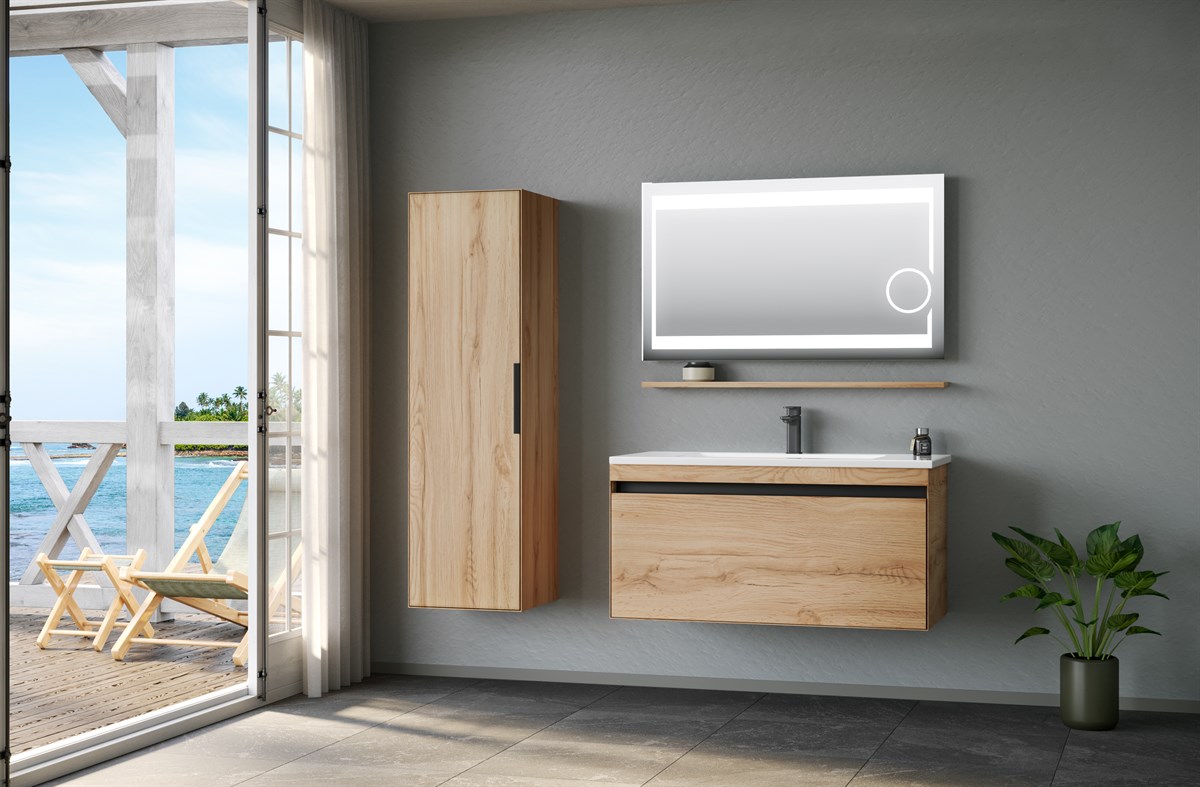 Orka Patara Legnano 100 cm Banyo Dolabı