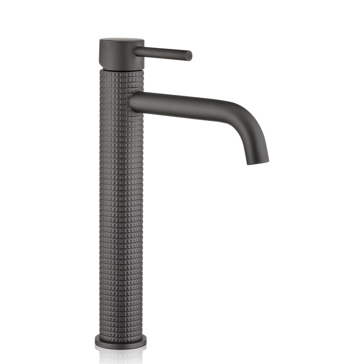 Orka Plus Grid Mat Gri Yüksek Lavabo Armatürü