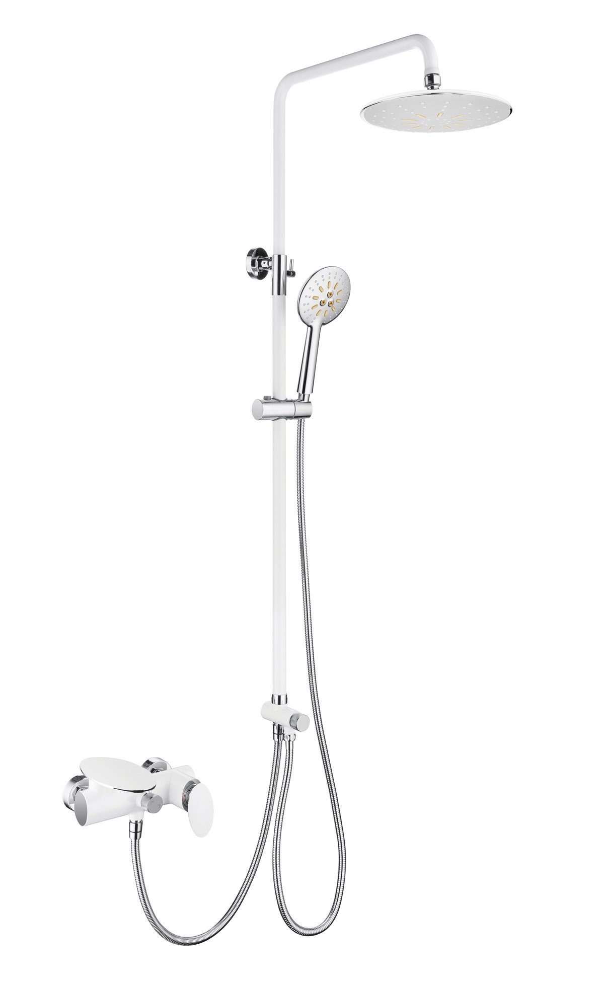 Orka Plus Nest Duş Seti White Crom