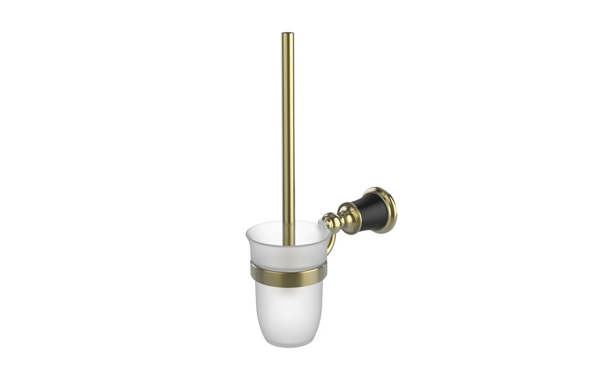 Orka Plus Premium Aksesuar Tuvalet Fırçalığı Black Gold 