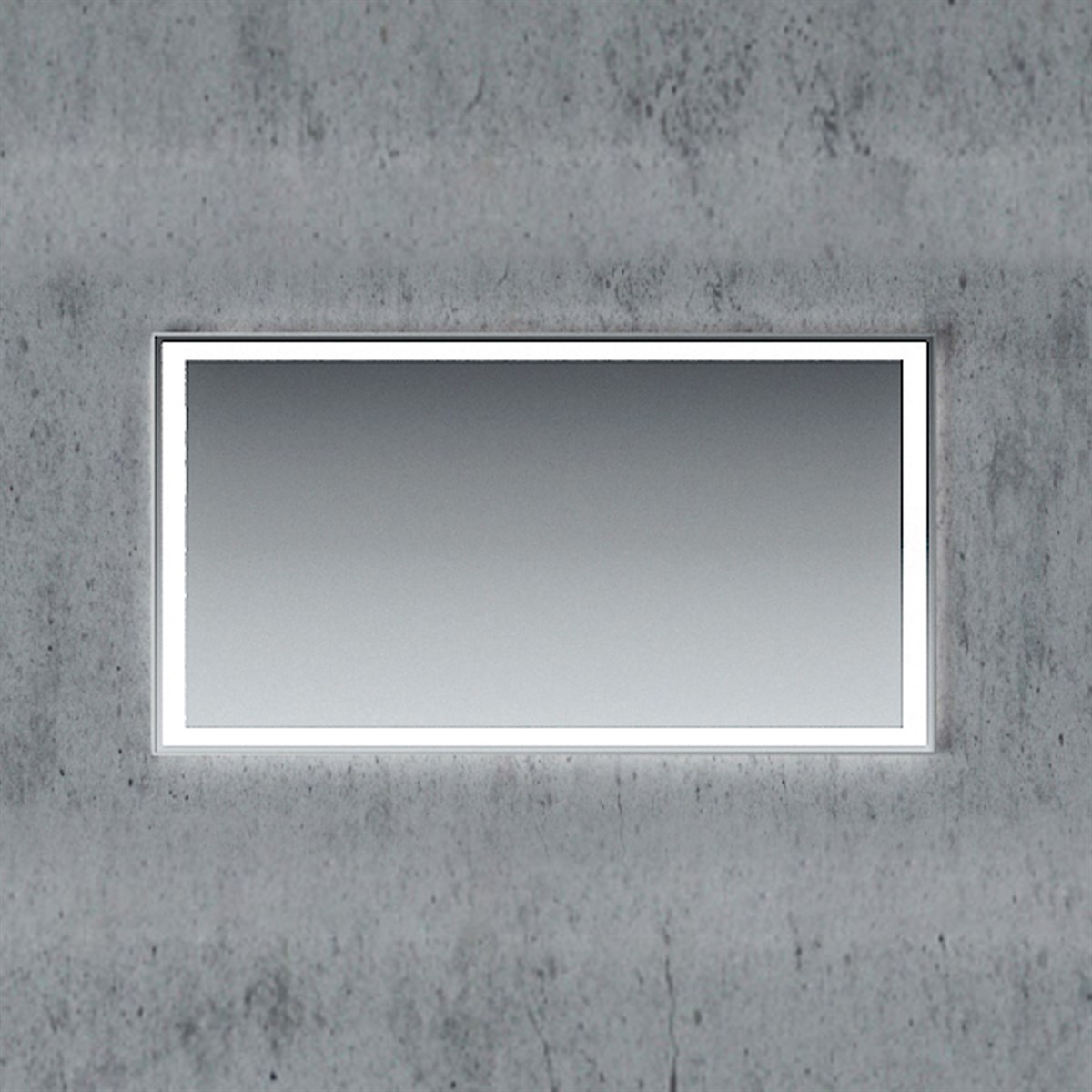 Orka Plus Style 120x65 Cm Parlak Krom Çerçeveli Ayna