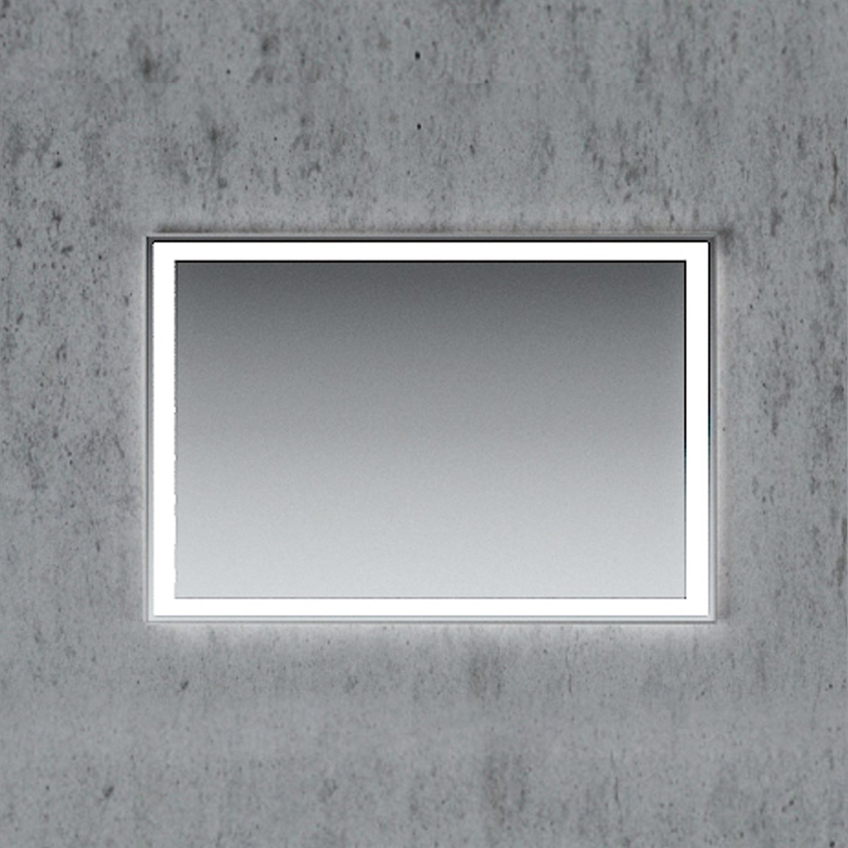 Orka Plus Style 95x65 Cm Parlak Krom Çerçeveli Ayna