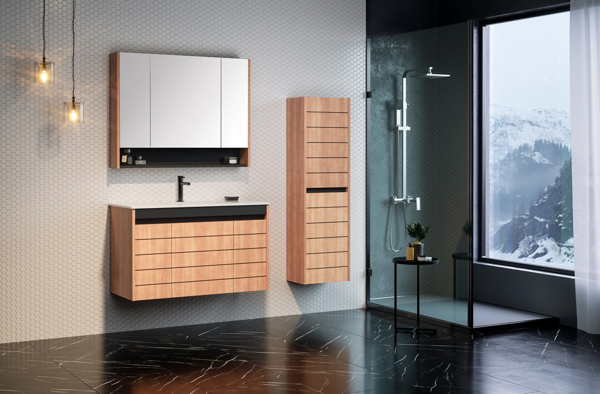 Orka Ricato Morgana 100 cm Banyo Dolabı