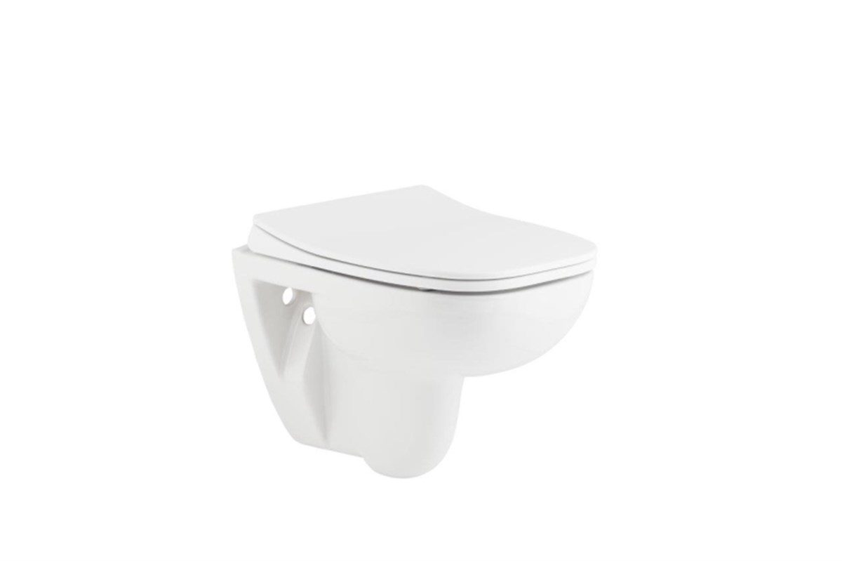 Seramiksan Petit Asma Klozet Seti 48x35,5cm White