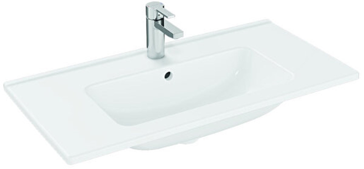 Vitra Mia Etajerli Lavabo 80 cm Beyaz