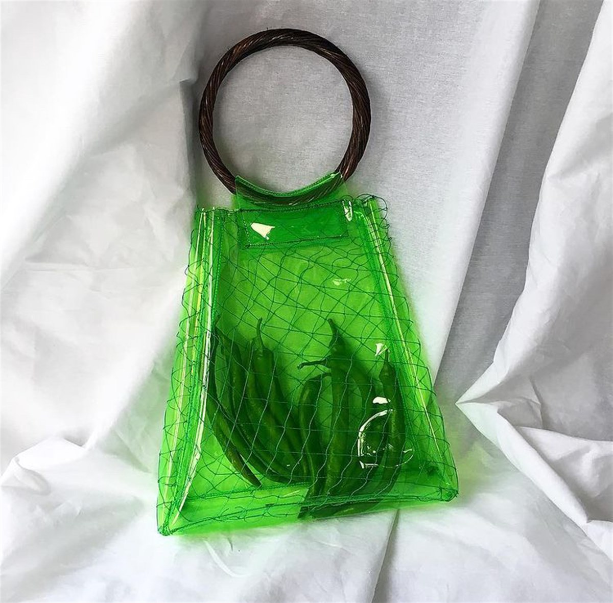 FİLELİ ŞEFFAF ÇANTA