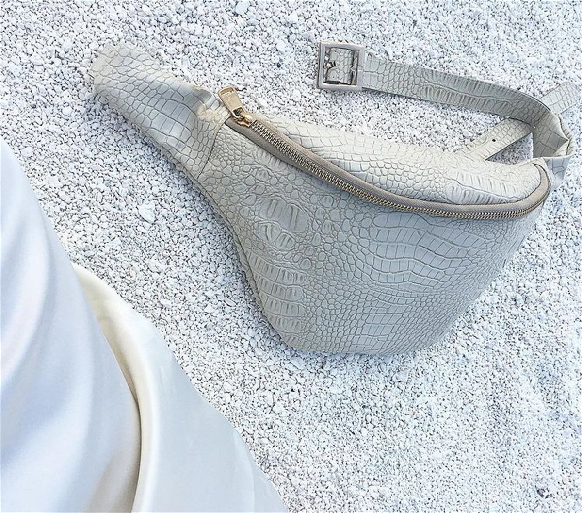 KROKODİL BEL ÇANTASI