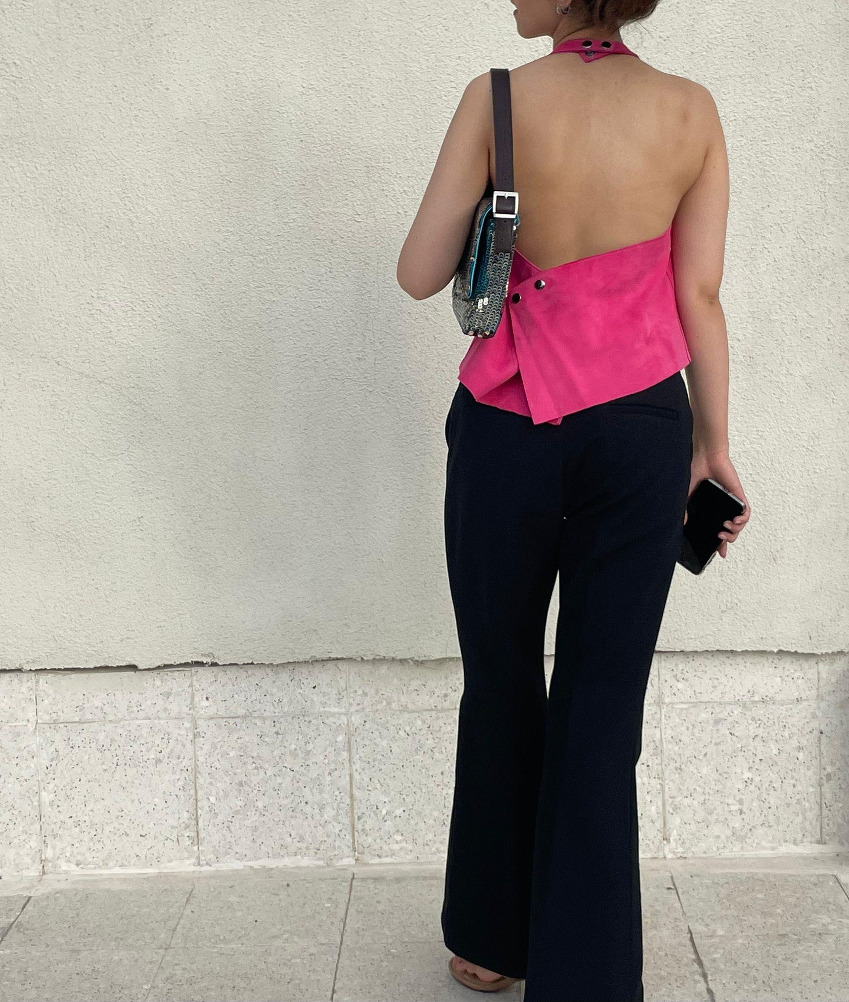 PEMBE SÜET ÜST