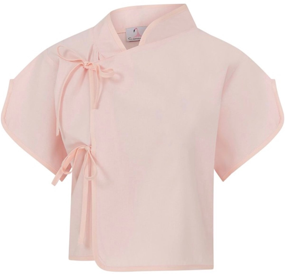 SOFT PEMBE KETEN BAĞLAMALI ÜST