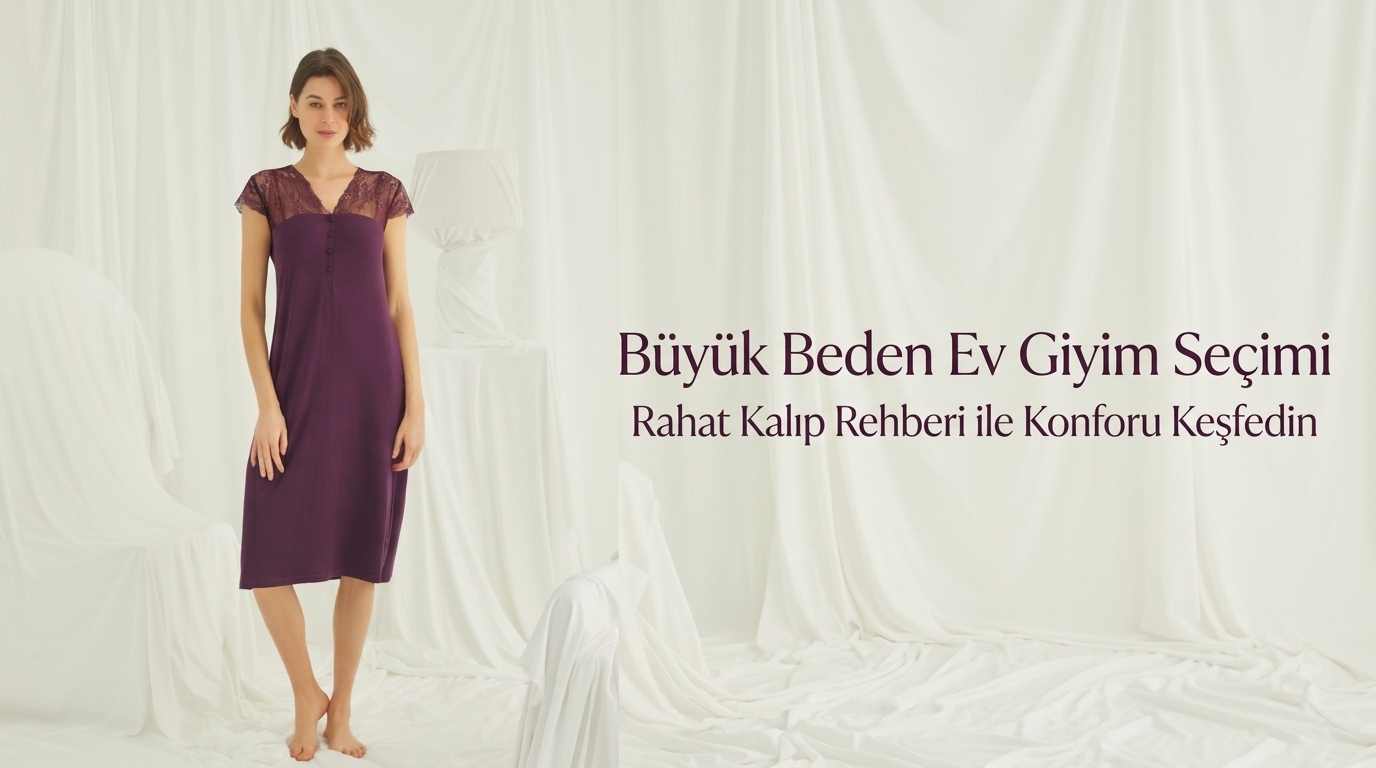 buyuk beden ev giyim secimi rahat kalip gecelik rehberi