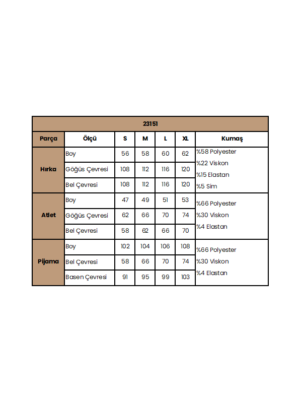 Desenli Önü Düğmeli Uzun Kollu 3lü Alt Üst Takım