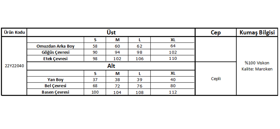 Puantiye Desenli Kolsuz Alt Üst Takım