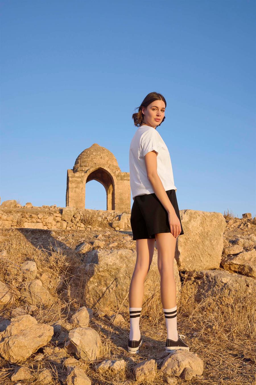 Kısa Kollu Baskılı Alt Üst Takım