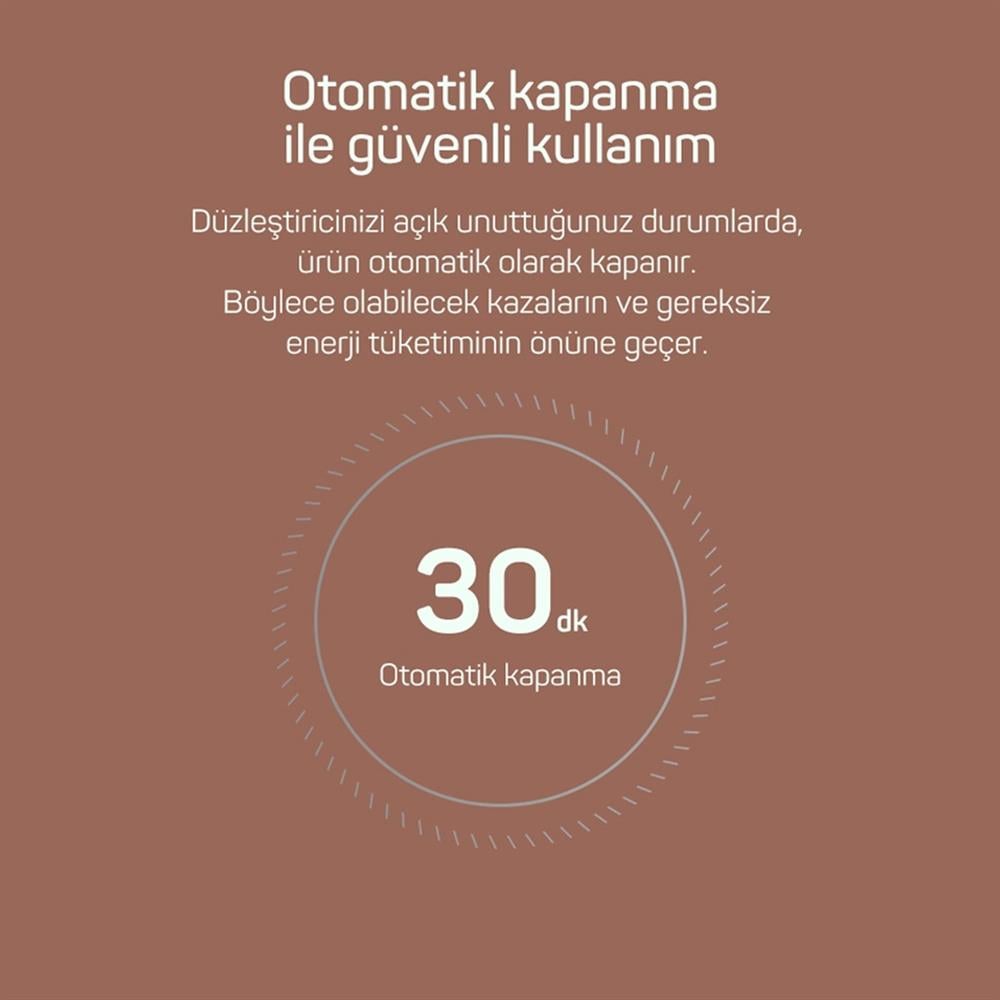 Arzum AR5068 Superstar Touch Saç Düzleştirici Fırça - Siyah