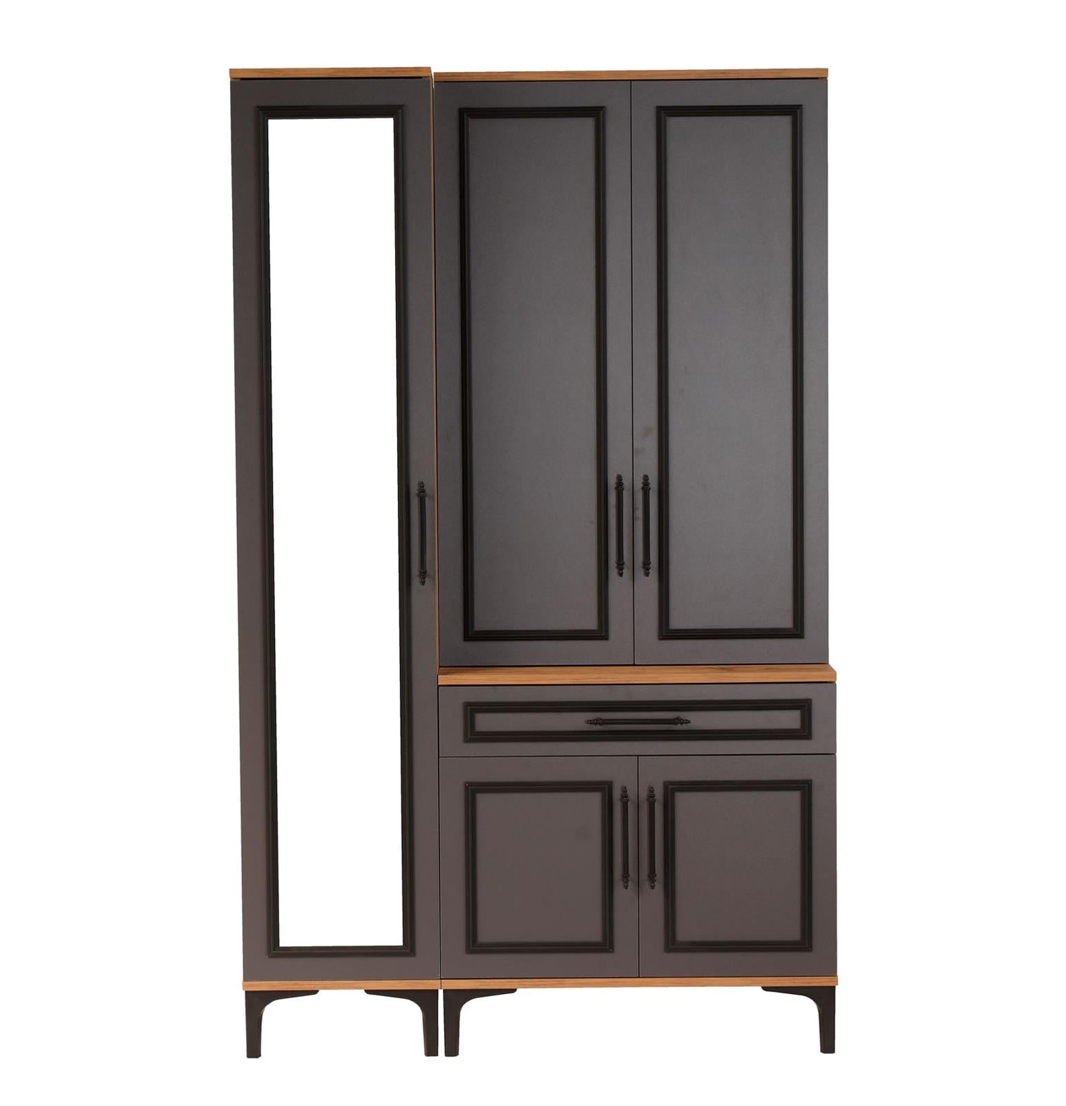 Cagiz Prt.1003 Neva Portmanto Ceviz-Antrasit