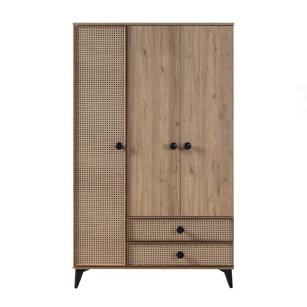 Cagiz Rüya 120 Cm 3 Kapılı Dolap / Hazeran