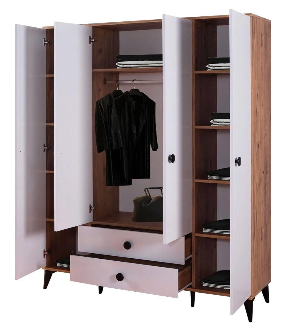 Cagiz Rüya 4 Kapılı Dolap / Atlantik Çam