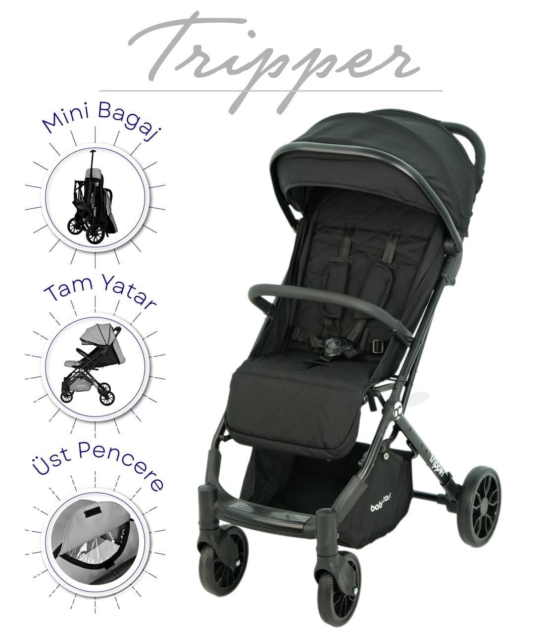 Derya Babycare Trıpper Kabin Boy Bc 270 Bebek Arabası