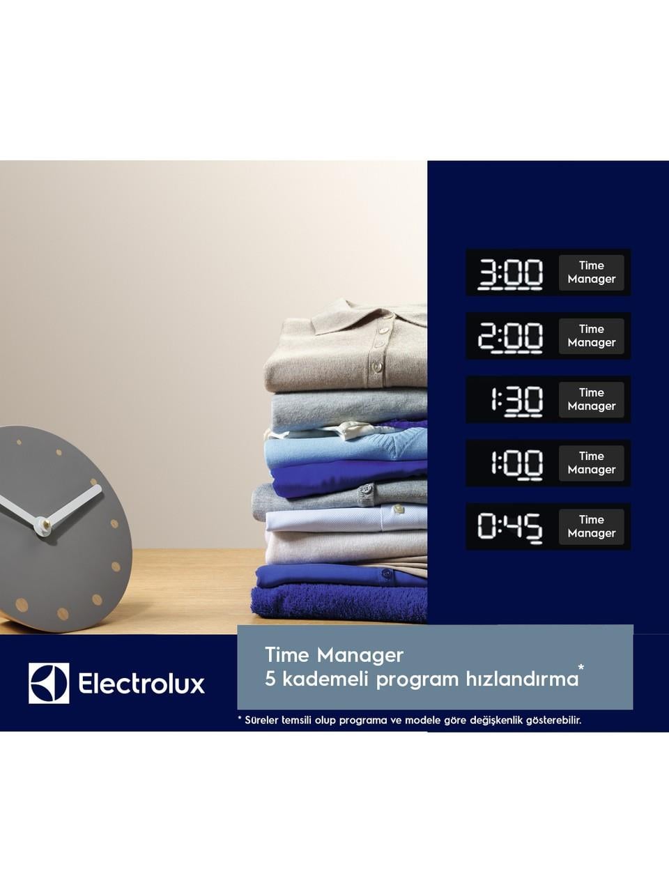 Electrolux EW6FN421BT 10KG 1200 Devir Çamaşır Makinesi
