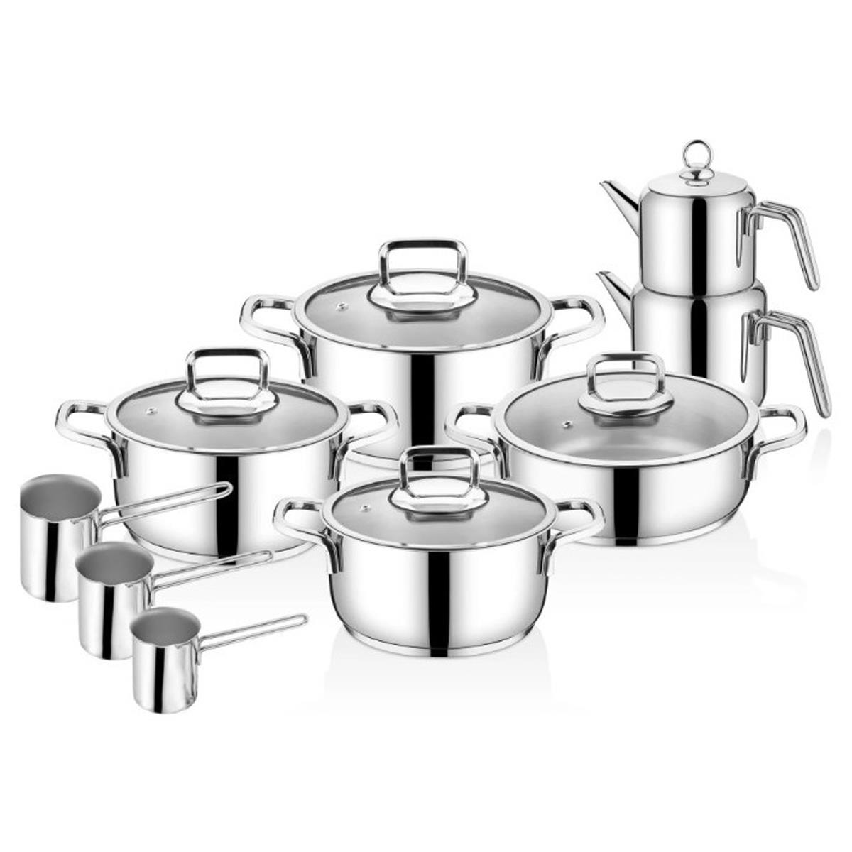 Falez Vnt 1023 Vento 14 Parça Celik Ceyiz Seti